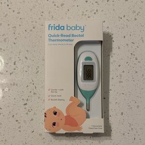 Frida Baby Quick-Read Rectal Thermometer - White and Blue